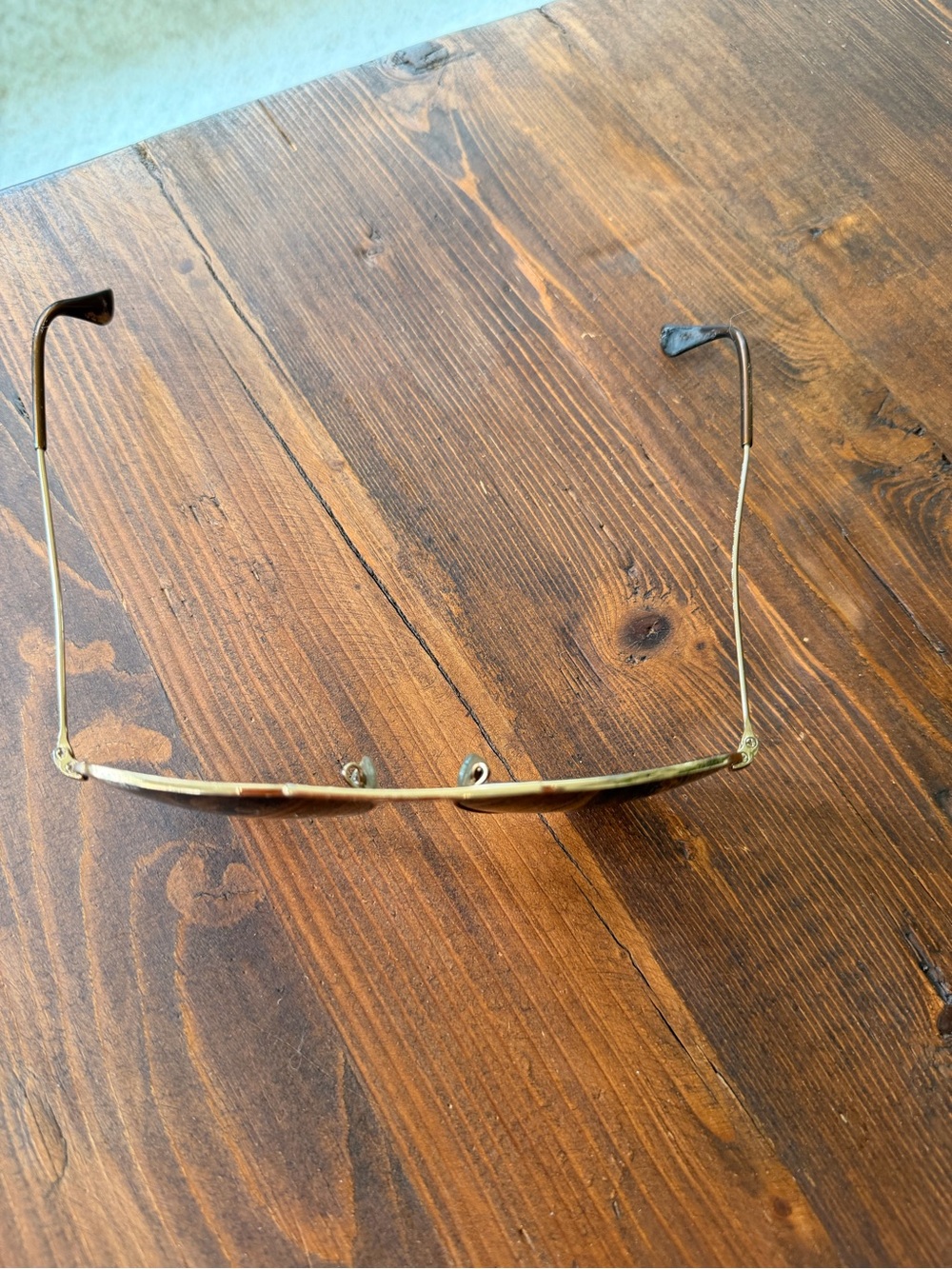 Ray-Ban Aviator unisex Sunglasses — Gold Frame, Brown Lenses - Picture 5 of 6